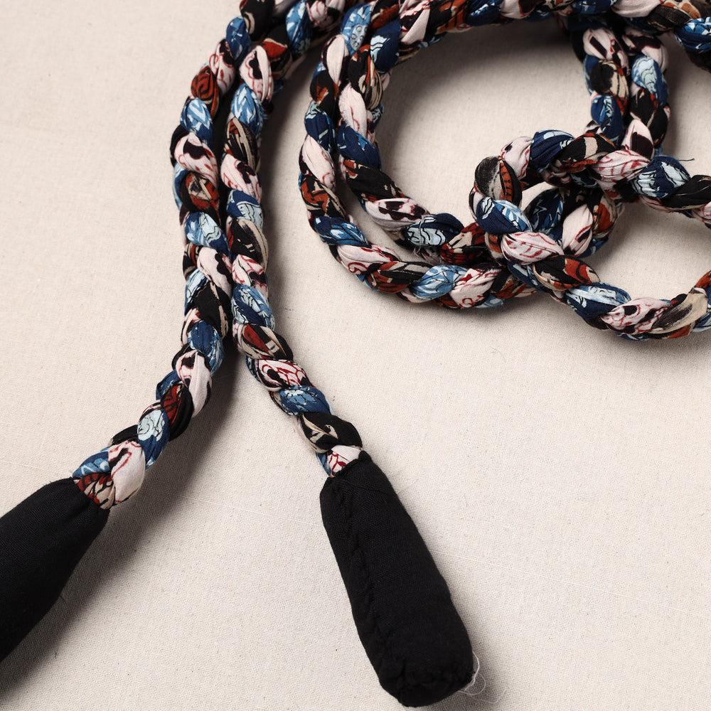 Handmade Upcycled Fabric Skipping Rope 05