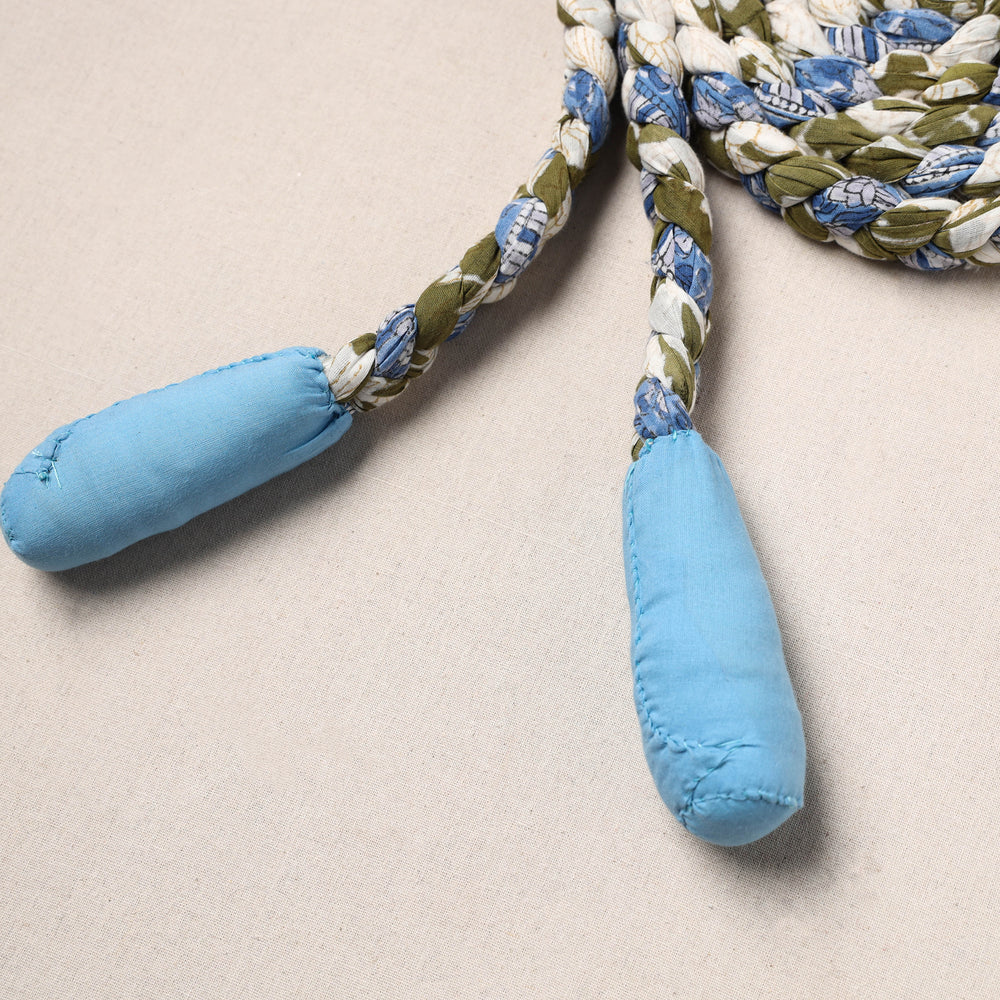 Handmade Upcycled Fabric Skipping Rope 06