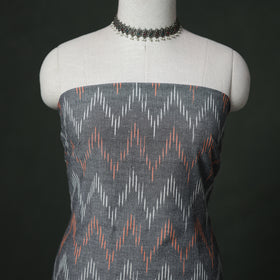 Pochampally Ikat Cotton Unstitched Dress Material: Kurta with Dupatta 01