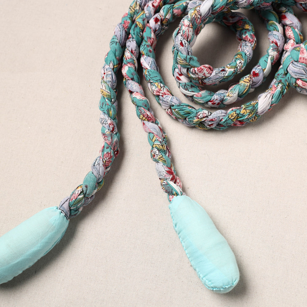 Handmade Upcycled Fabric Skipping Rope 07