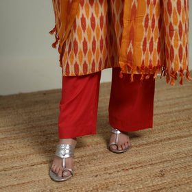 Pochampally Ikat Cotton Suit Set with Dupatta for women 08