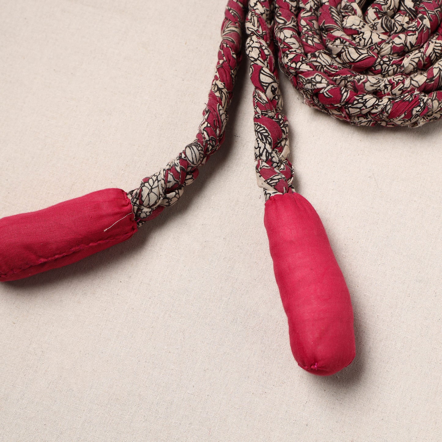 Handmade Upcycled Fabric Skipping Rope 08