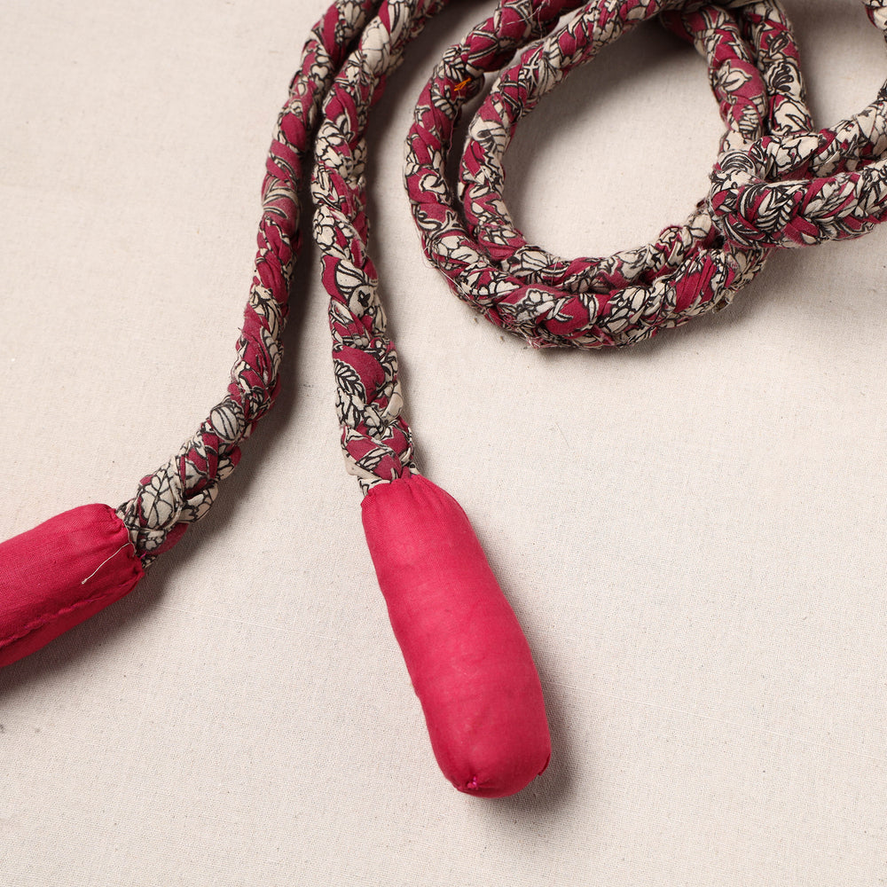 Handmade Upcycled Fabric Skipping Rope 08