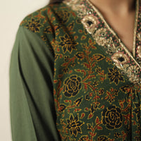 ajrakh embroidery kurta