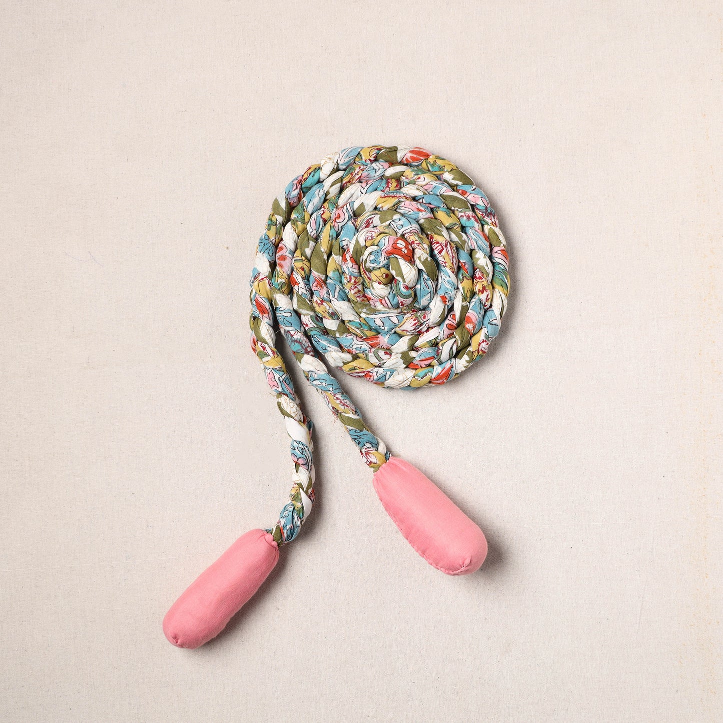 Handmade Upcycled Fabric Skipping Rope 12