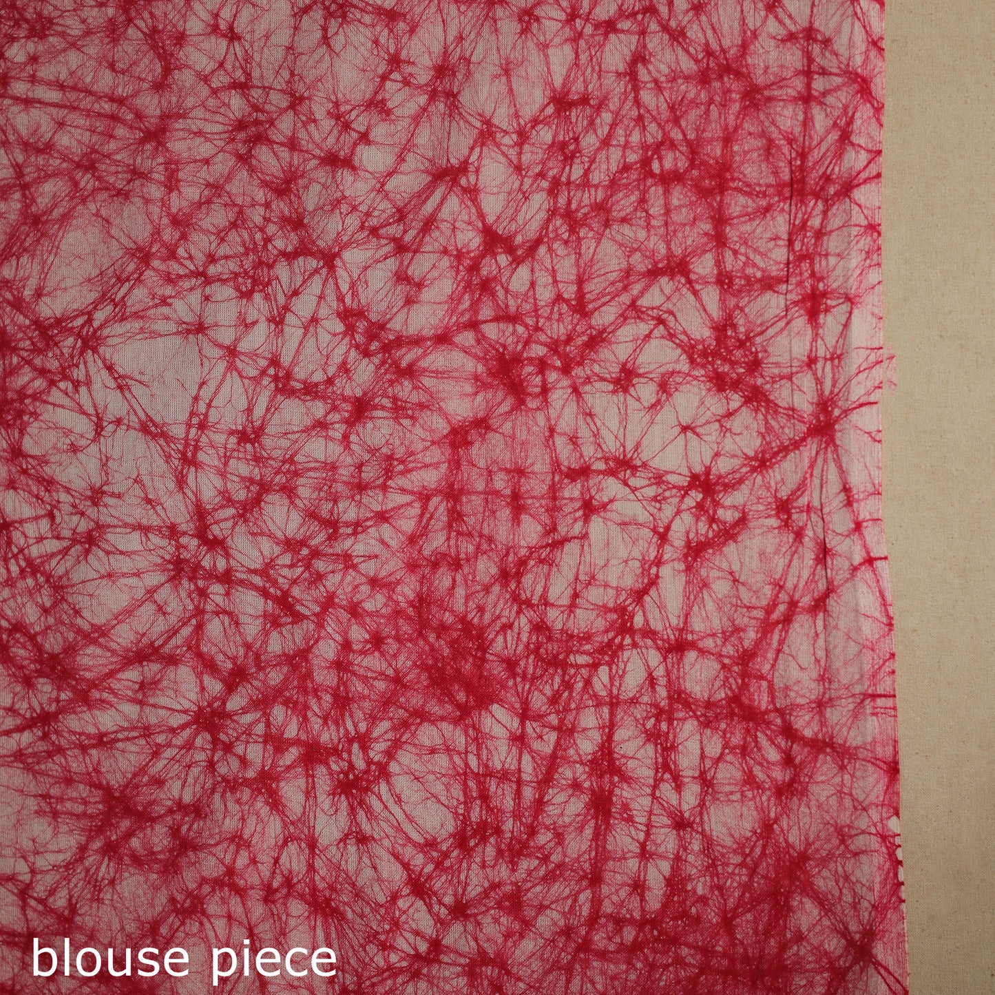 Pink - mul cotton hand batik saree 25 - handcrafted