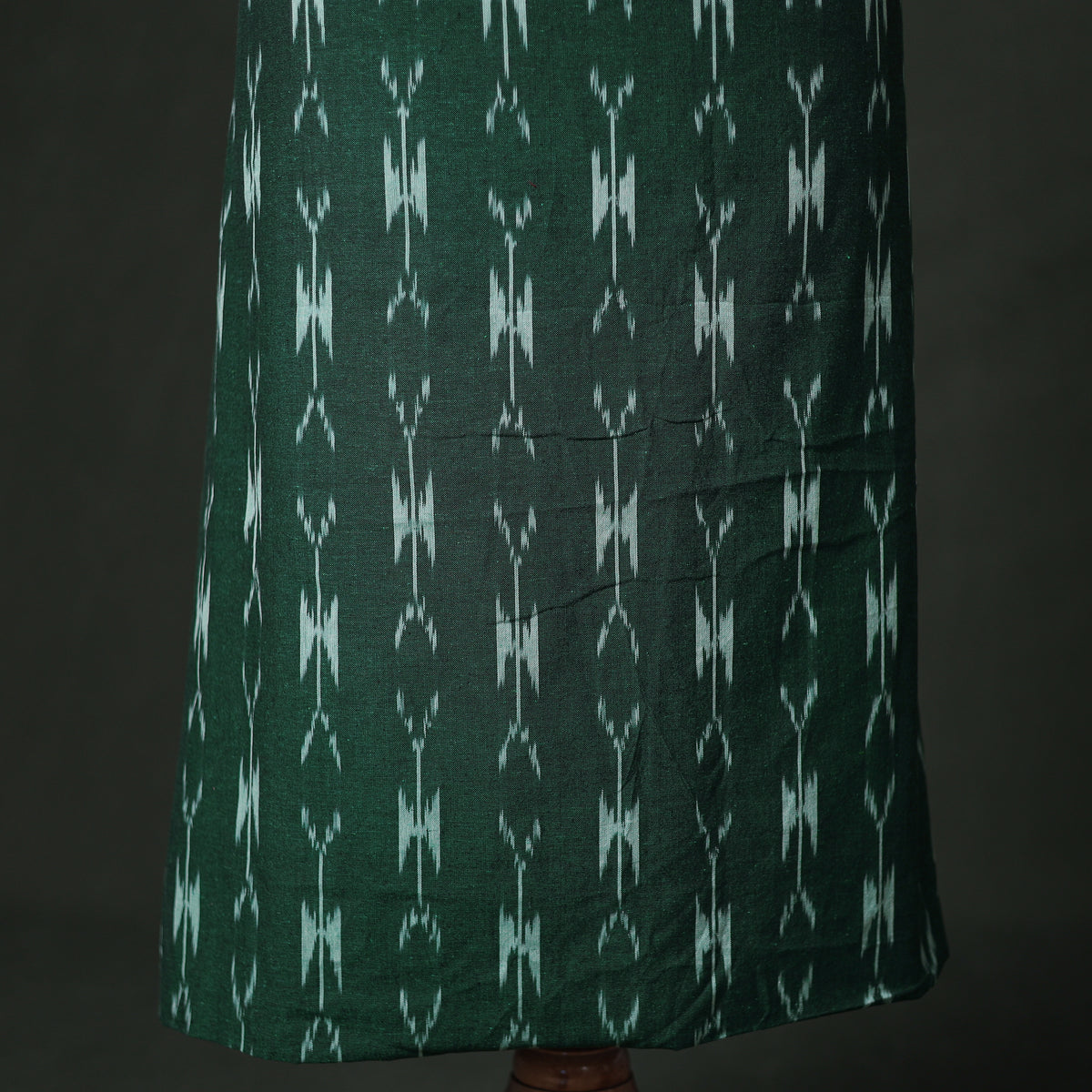 Pochampally Ikat Cotton Unstitched Dress Material: Kurta with Dupatta 03