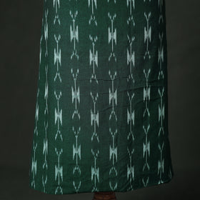 Pochampally Ikat Cotton Unstitched Dress Material: Kurta with Dupatta 03