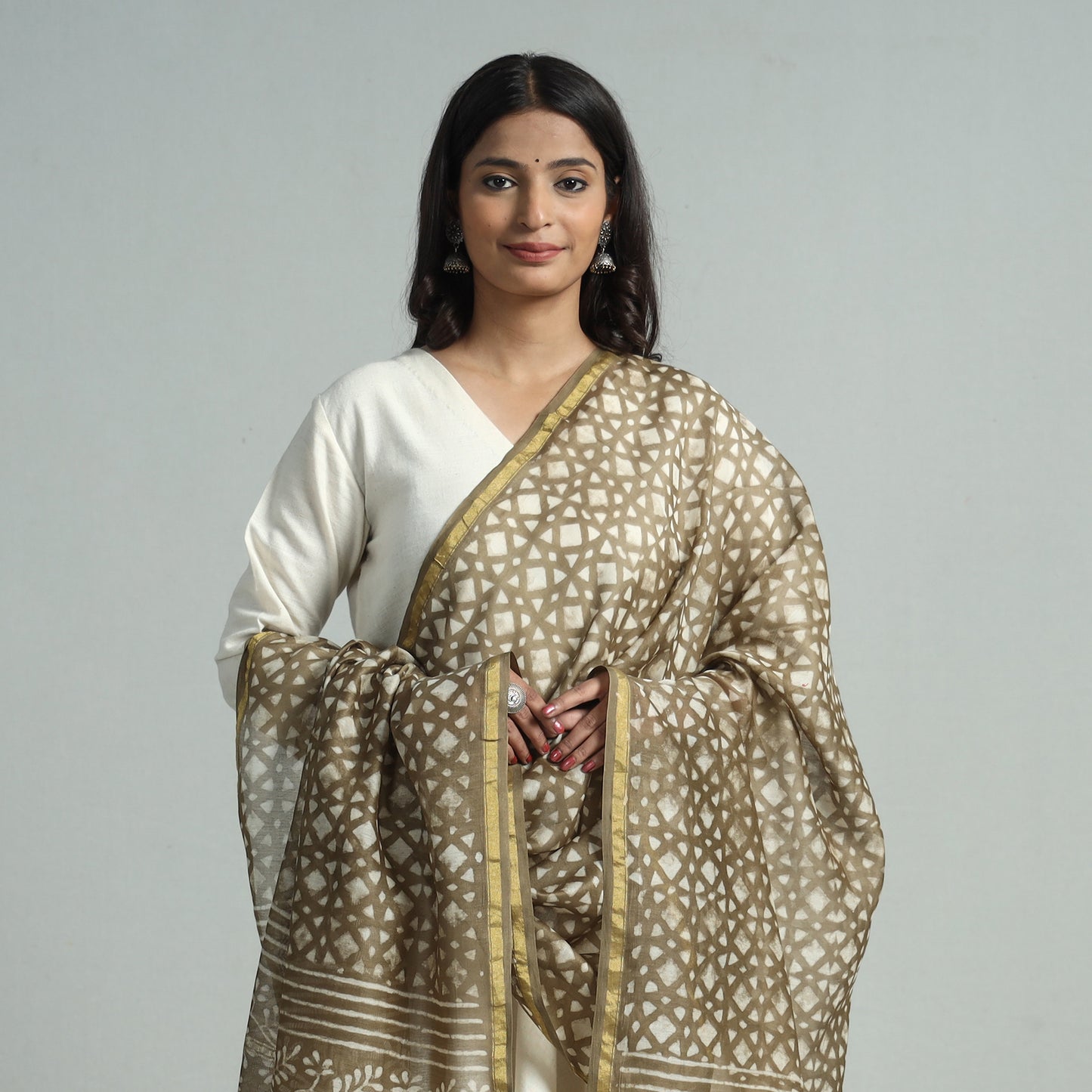 Chanderi Silk Dupatta 