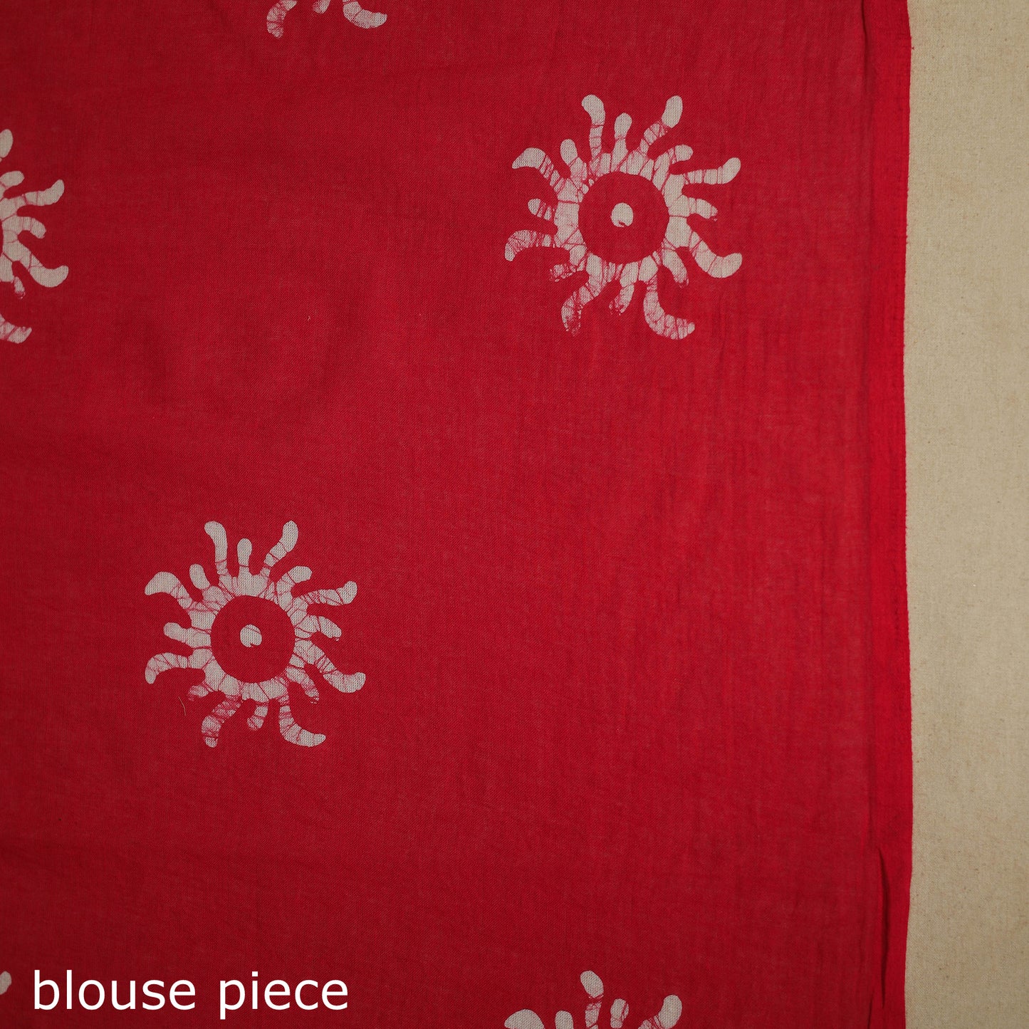 Pink - mul cotton hand batik saree 26 - handcrafted