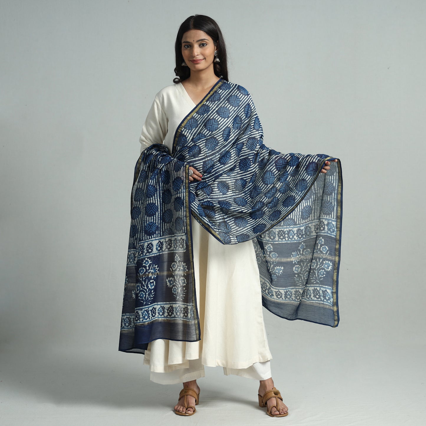 Chanderi Silk Dupatta 