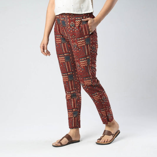 Ajrakh Block Printed Cotton Pant
 
 