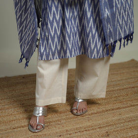 Pochampally Ikat Cotton Suit Set with Dupatta for women 09