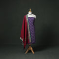 Pochampally Ikat Cotton Unstitched Dress Material: Kurta with Dupatta 07