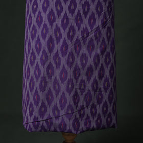 Pochampally Ikat Cotton Unstitched Dress Material: Kurta with Dupatta 07