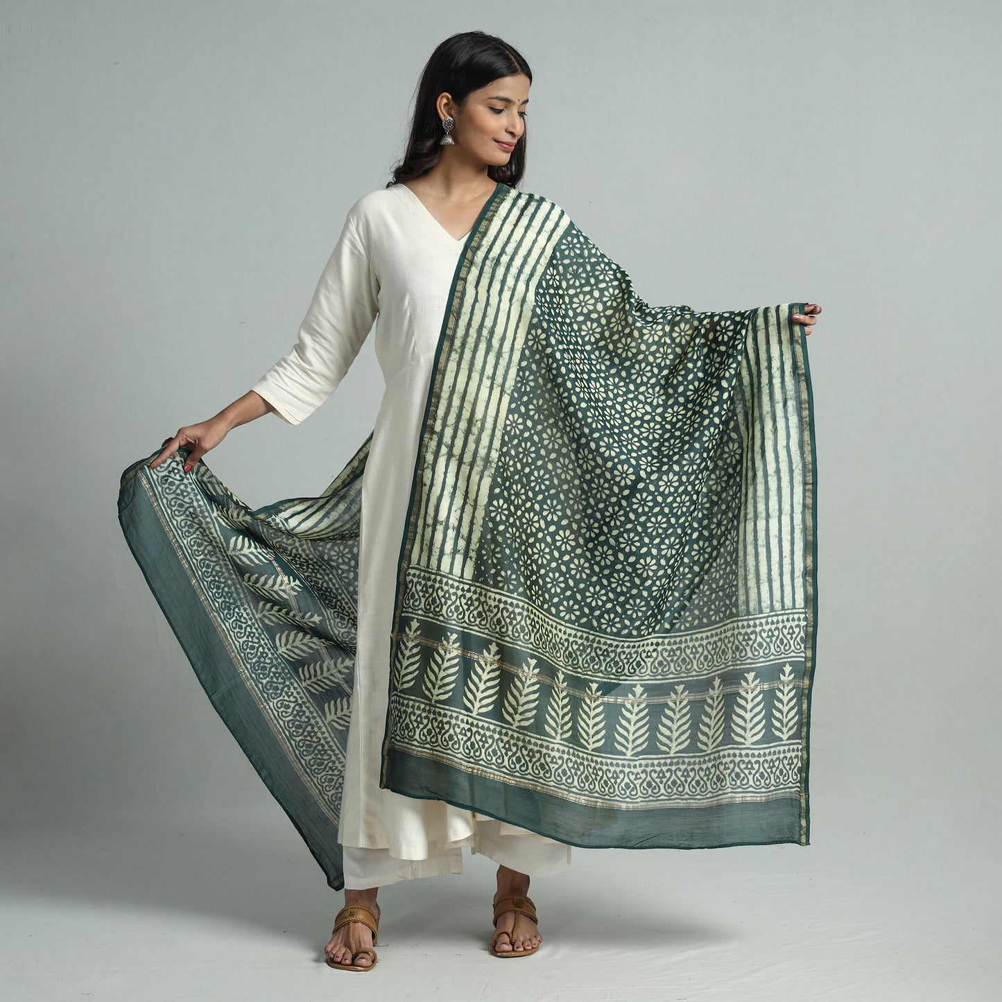 Chanderi Silk Dupatta 