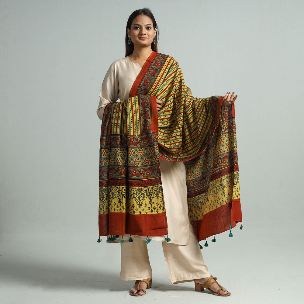 Ajrakh Dupatta