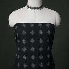 Pochampally Ikat Cotton Unstitched Dress Material: Kurta with Dupatta 11