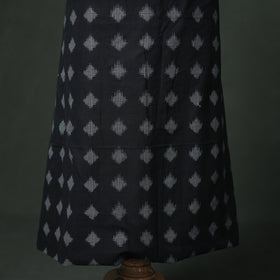 Pochampally Ikat Cotton Unstitched Dress Material: Kurta with Dupatta 11
