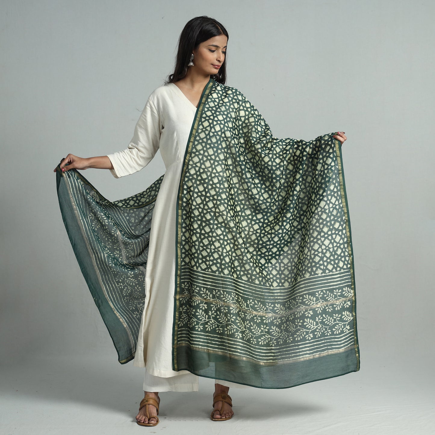 Chanderi Silk Dupatta 