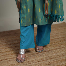 Pochampally Ikat Cotton Suit Set with Dupatta for women 10