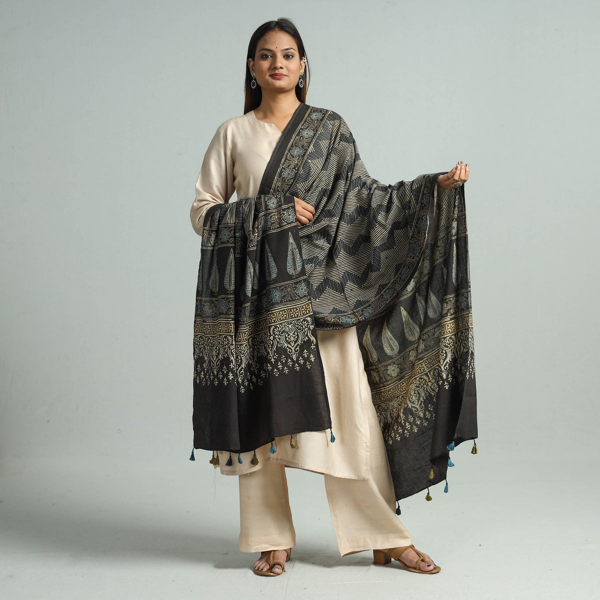 Ajrakh Dupatta