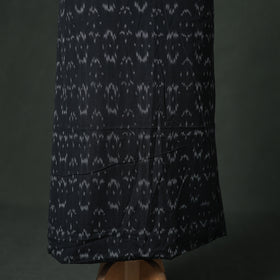 Pochampally Ikat Cotton Unstitched Dress Material: Kurta with Dupatta 13