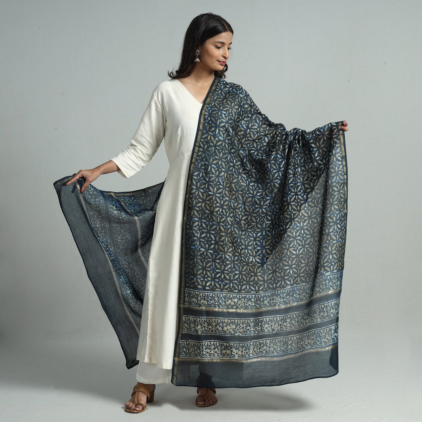 Chanderi Silk Dupatta 