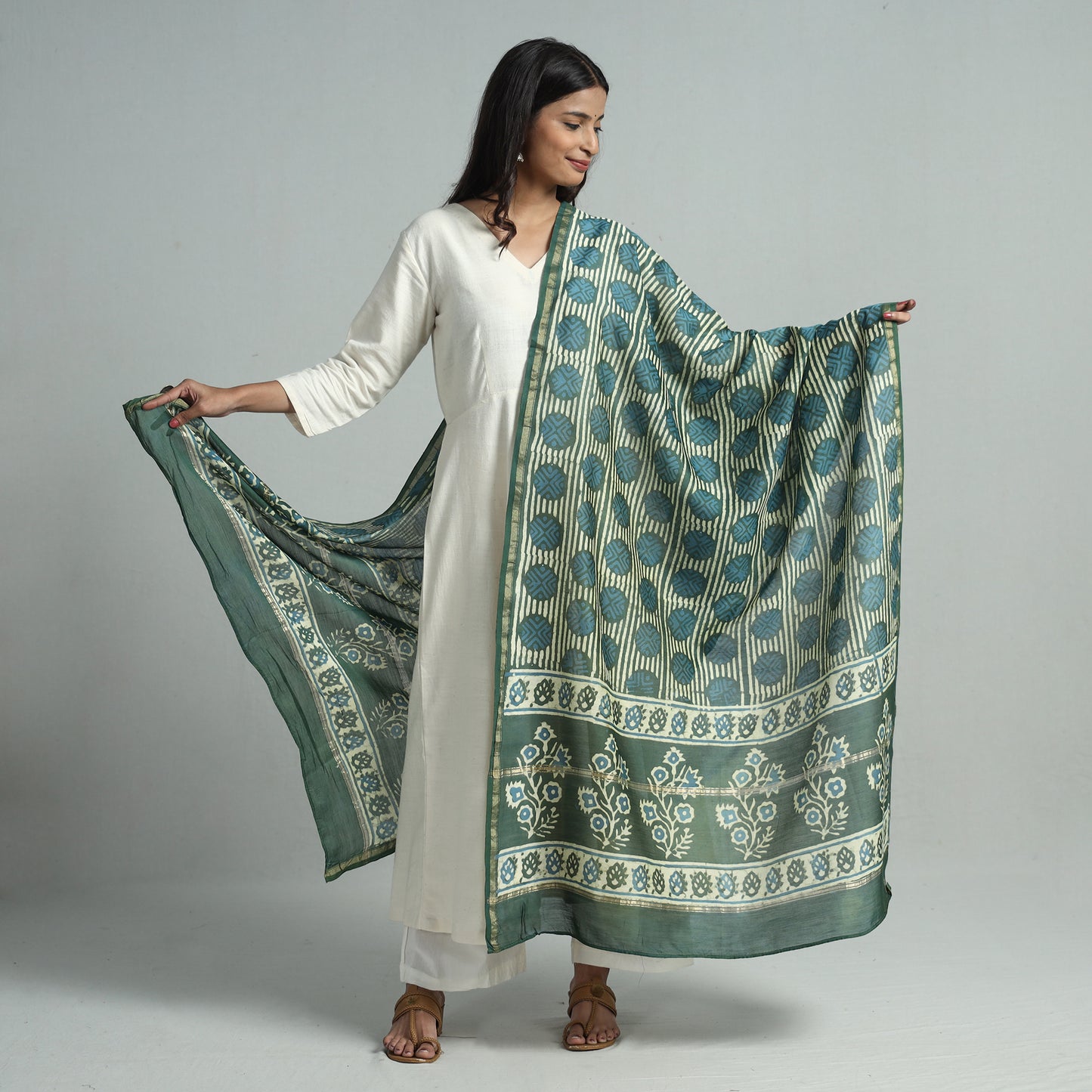 Chanderi Silk Dupatta 