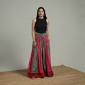 Bandhani Tie-Dye 24 Kali Patchwork Cotton Long Skirt 08