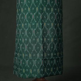 Pochampally Ikat Cotton Unstitched Dress Material: Kurta with Dupatta 15