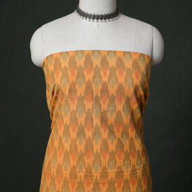 Pochampally Ikat Cotton Unstitched Dress Material: Kurta with Dupatta 16