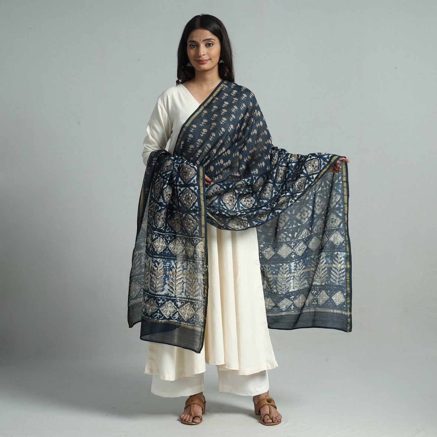 Chanderi Silk Dupatta 