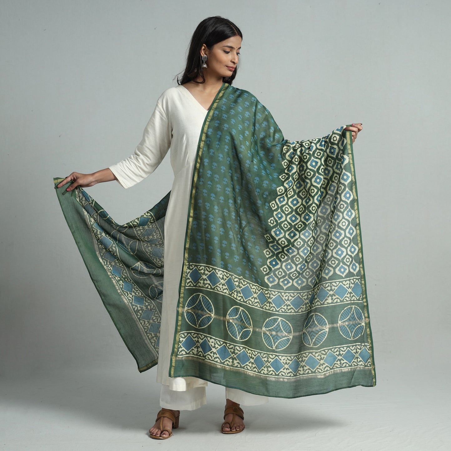 Chanderi Silk Dupatta 