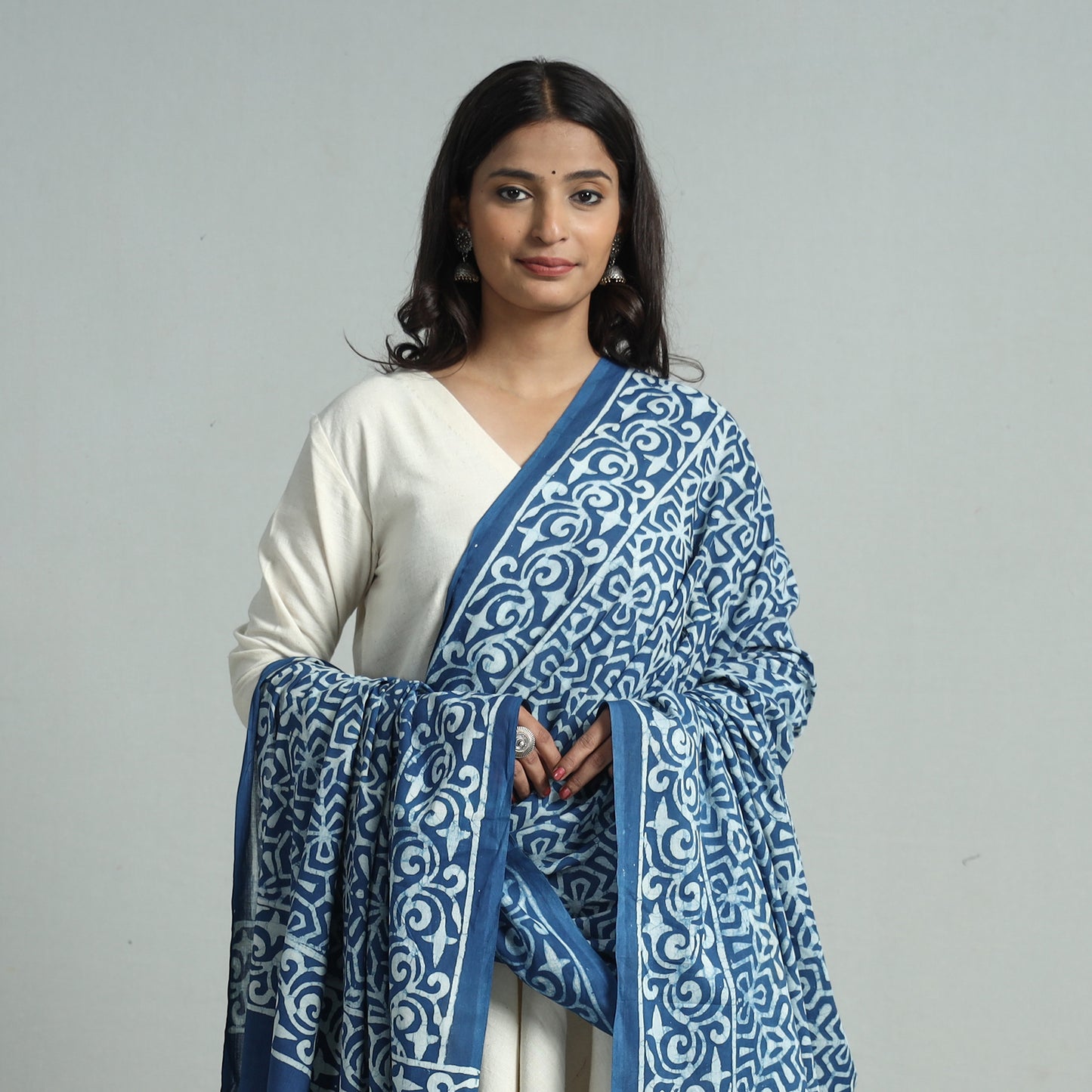 Block Printed Dupatta