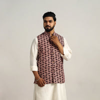 Bagh Print Nehru Jacket for Men 15