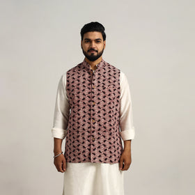 Buy Multicolor Bagh Print Nehru Jacket for Men