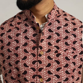 Buy Multicolor Bagh Print Nehru Jacket for Men