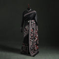 Bengal Kantha Heavy Hand Embroidered Pure Silk Saree 09