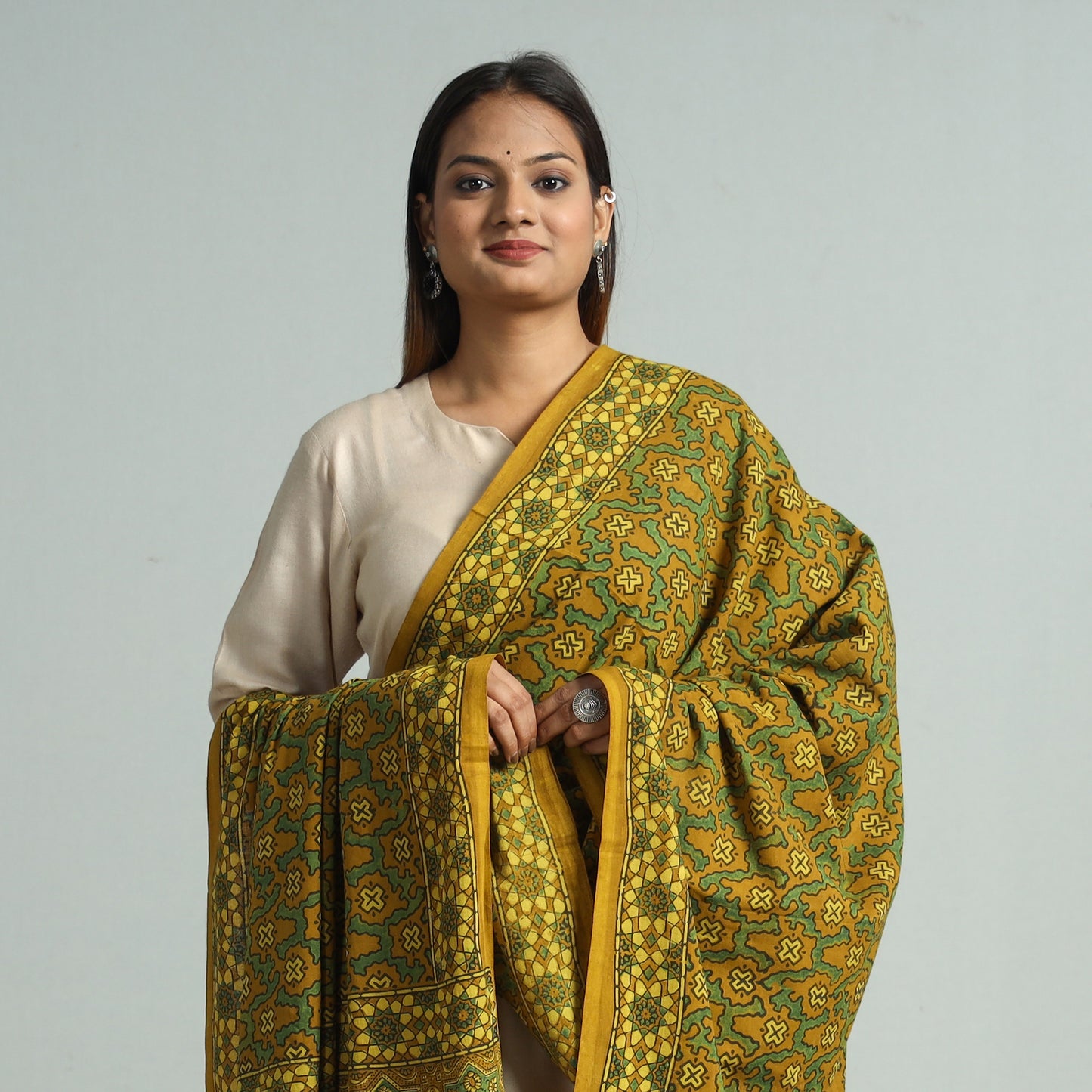 Ajrakh Dupatta