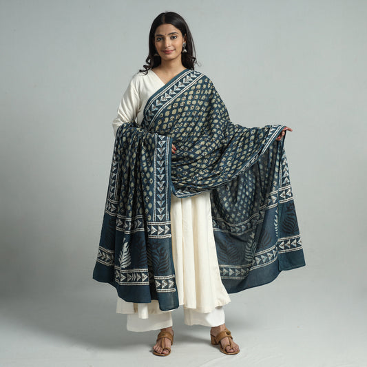 Block Printed Dupatta 