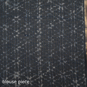 Batik Hand Block Print Kota Doria Cotton Saree 02