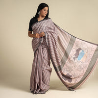 Kantha Embroidery Saree