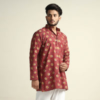 Bagru printed men kurta