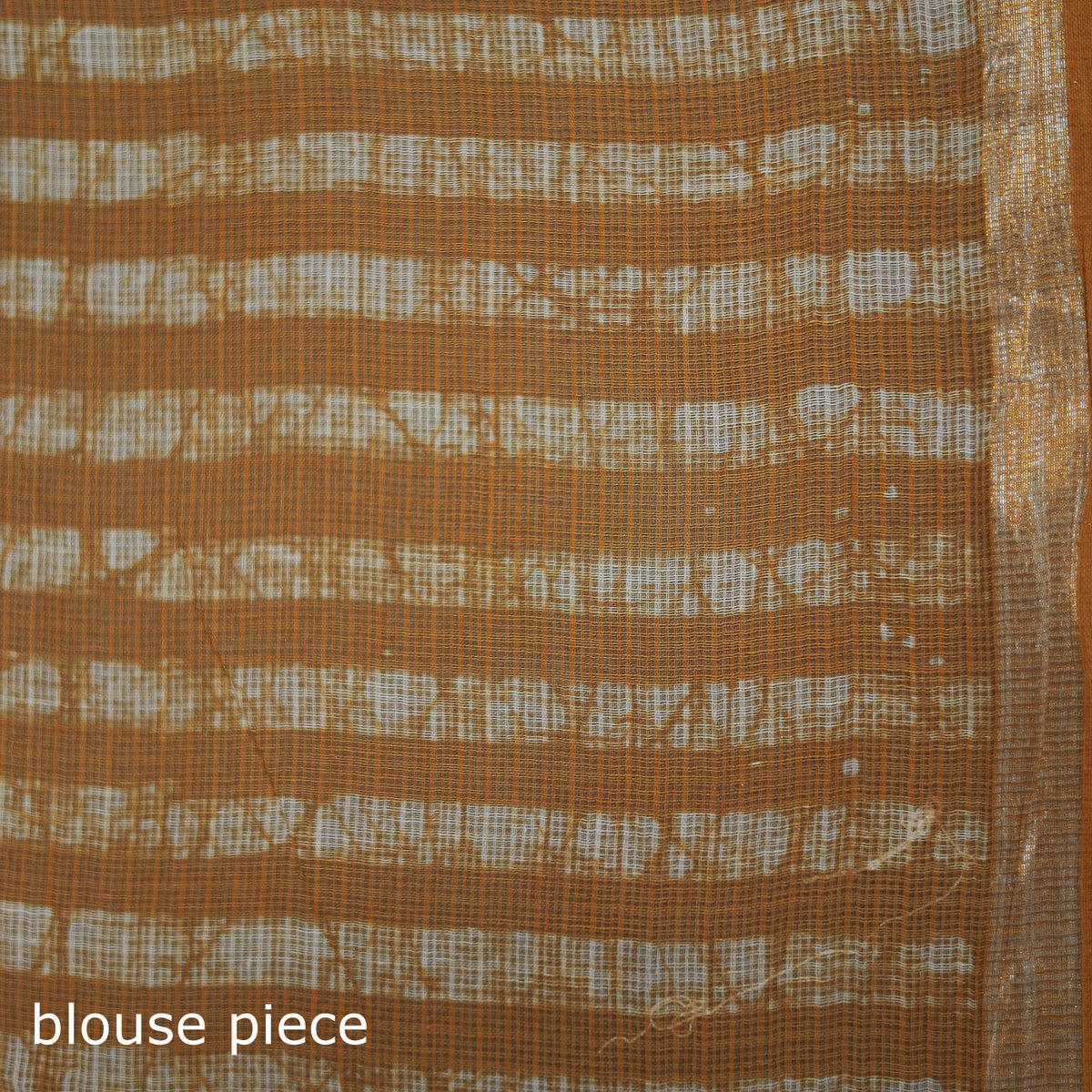 Batik Hand Block Print Kota Doria Cotton Saree 03