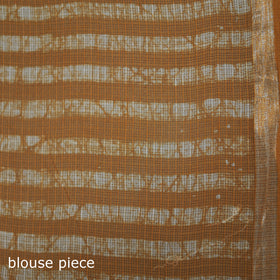 Batik Hand Block Print Kota Doria Cotton Saree 03