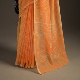 Batik Hand Block Print Kota Doria Cotton Saree 05
