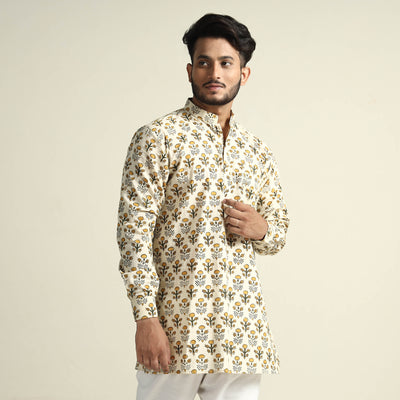 bagru men kurta 