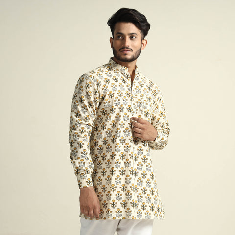 bagru men kurta 