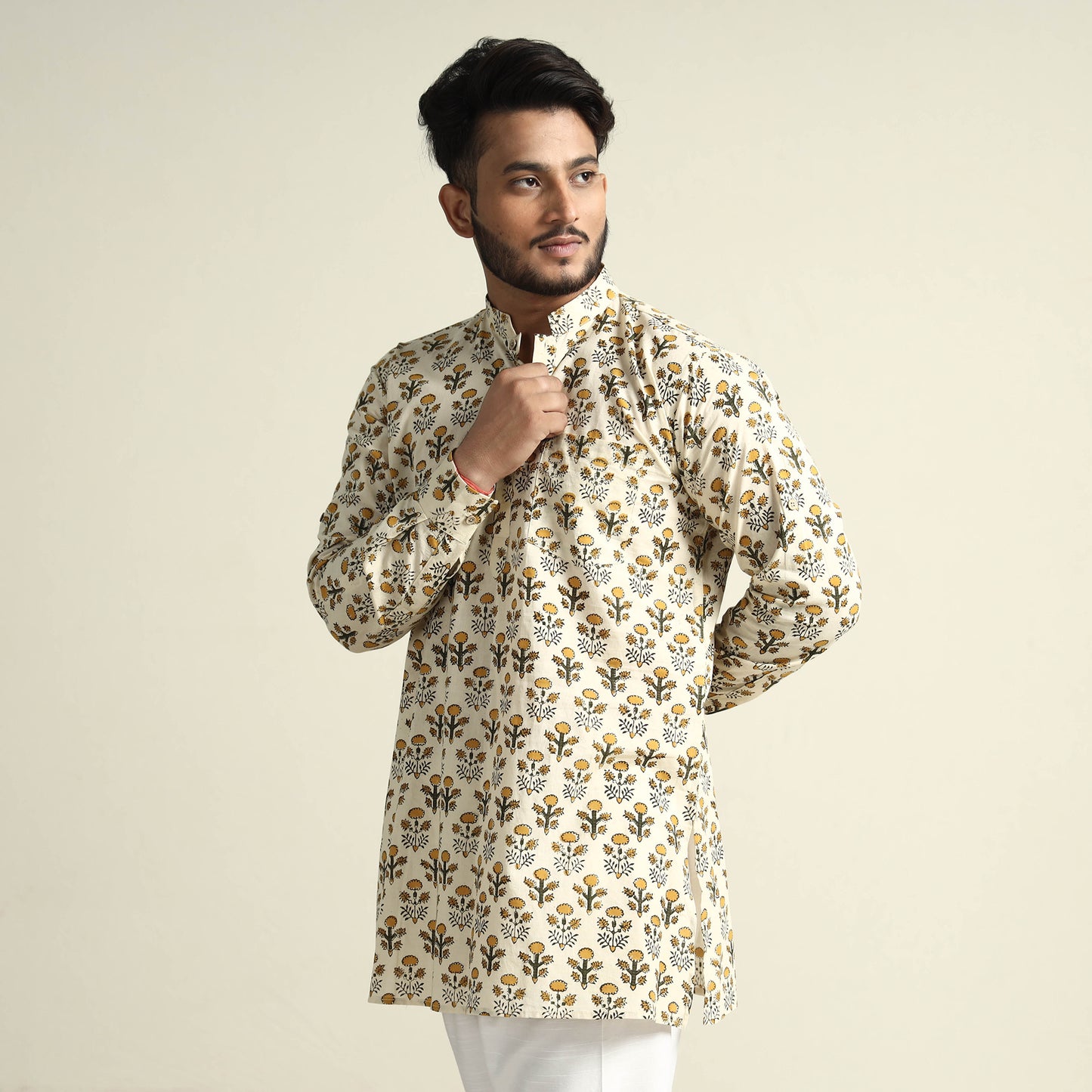 bagru men kurta 